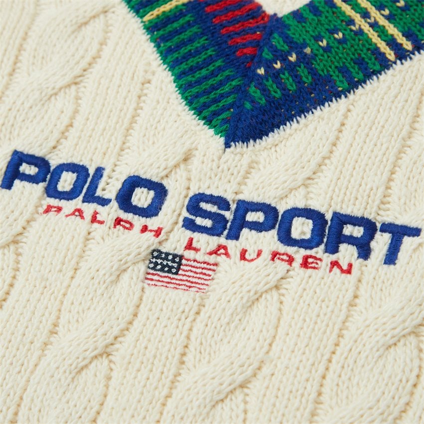 Polo Ralph Lauren Stickat 710858008 OFF WHITE